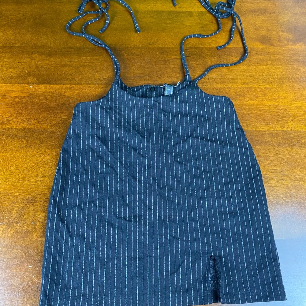 Black and White Striped skirt